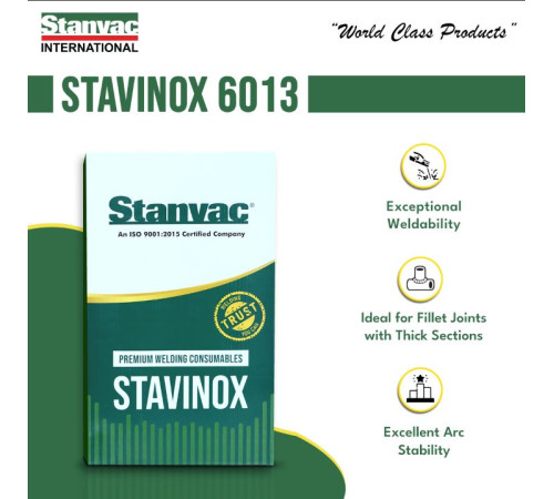 Электроды STAVINOX 6013 д.4,0 мм аналог ОК 46